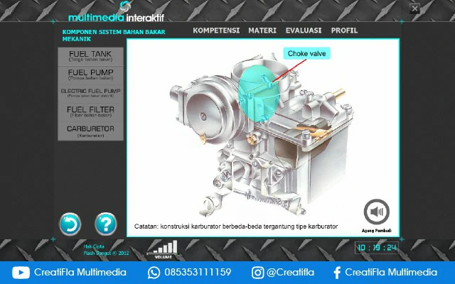 jasa Multimedia Interaktif Sistem Bahan Bakar Konvensional