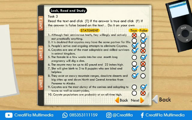 jasa Multimedia Interaktif Reading Task