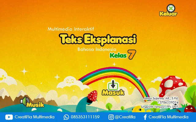jasa Multimedia Interaktif Bahasa Indonesia Teks Eksplanasi
