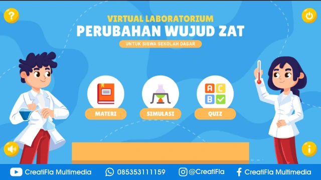 jasa Virtual Lab Perubahan Wujud Zat