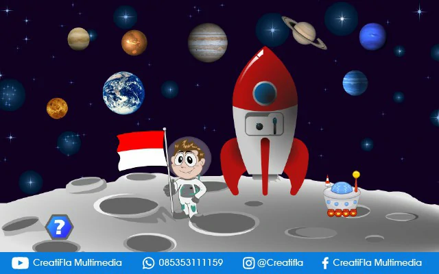 jasa Multimedia Interaktif 8 Planet Tata Surya