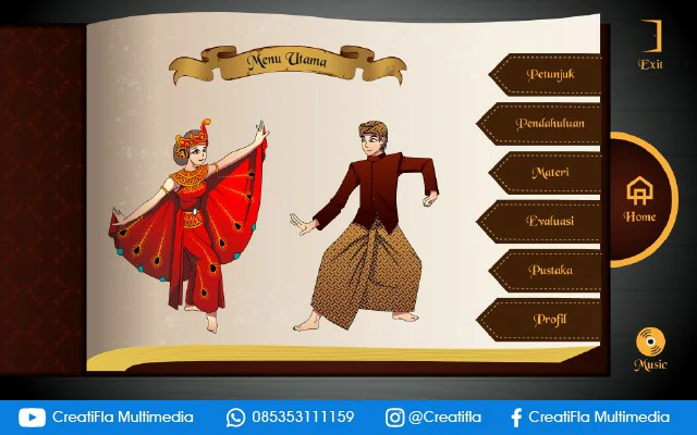 jasa Multimedia Interaktif Tari Jawa Barat