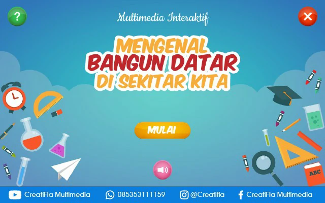 jasa Multimedia Interaktif Bangun Datar