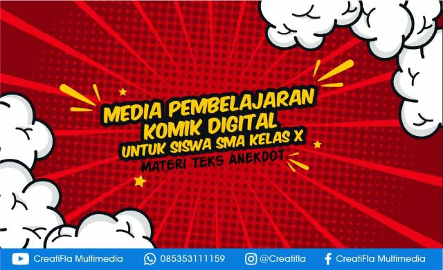jasa Multimedia Interaktif Komik Digital Teks Anekdot