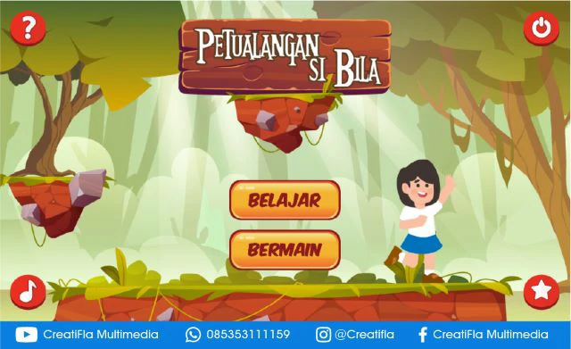 jasa Mobile Game Matematika Petualangan Si Bila