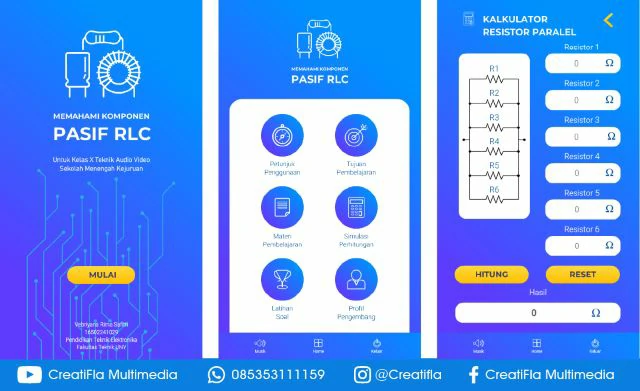 jasa Mobile App Komponen Elektronika Resistor Induktor Kapasitor