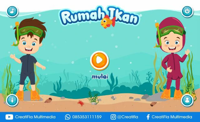 jasa Multimedia Interaktif Rumah Ikan